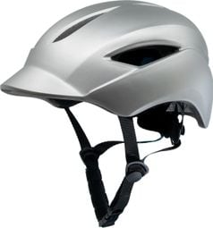 Casque de Vélo Urbain | Lumière USB rechargeable| Gris Mat | Certifié EN1078