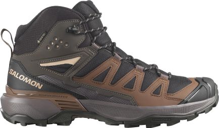 Scarpe da trekking Salomon X Ultra 360 Mid GTX Nero/Marrone da uomo