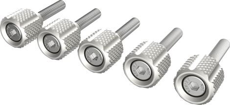 Stashed LodeStar Schnellverstell-Set (5 x M6) Silber