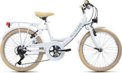 Vélo enfant 20'' Balloon blanc TC 34 cm KS Cycling