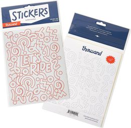 Stickerbogen Thousand Super Shapes