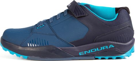 Chaussures VTT Pédales Plates Endura MT500 Burner Bleu Marine