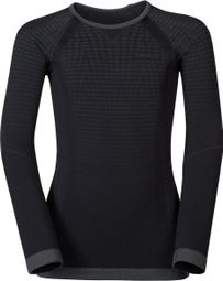 Maillot Manches Longues Odlo Performance Warm Noir Enfant