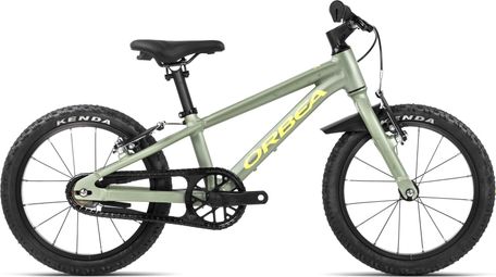 Orbea MX 16 Kinder MTB Single Speed 16'' Metallic Groen Artisjok 2025 3 - 5 Jaar Oud