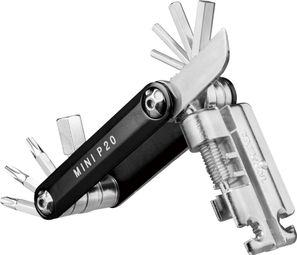 Topeak Mini P20 Multi-Tools Black (20 funzioni)