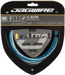 Kit Câble et Gaine pour Dérailleur Jagwire 1x Elite Link Shift Kit Bleu