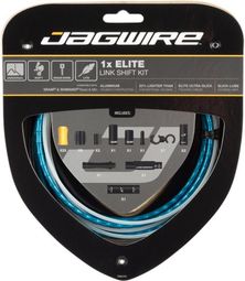 Jagwire Derailleur Kabel en Shroud Kit 1x Elite Link Shift Kit Blauw