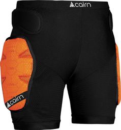 Short de Protection Cairn Proxim D3O Noir/Orange Unisexe