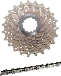 Pack Ultegra CS-6700 10V 12-30 Kassette + Shimano Ultegra CN-6701 10V 116 Glieder Kette