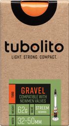 Tubolito Tubo-Gravel 700 mm AV Newmen Streem Lightweight Inner Tube (Front)