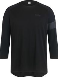 Maillot Manches 3/4 Rapha Trail Noir