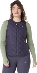 Asics Nagino Run Padded Sleeveless Jacket for Women, Blue