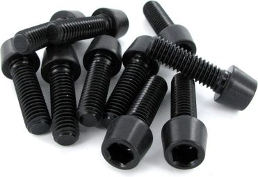 MSC Kit 10 Vis Alu M6 x 20 mm 7075T6 Noir 