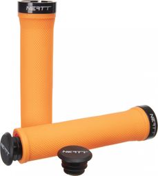 Paire de Grips Neatt One Lock Orange Néon