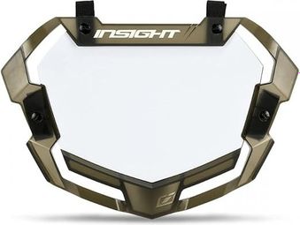 Insight 3D Vision2 Pro White / Transparent Black number plate