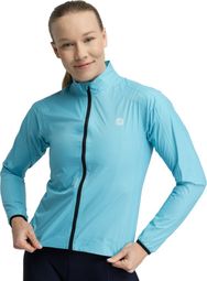 Veste de pluie vélo femme Cyclisme J2 Blockhaus Cyan