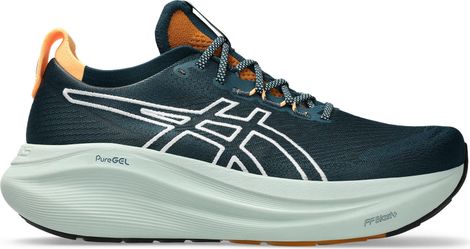 Asics Gel-Nimbus 27 TR hardloopschoenen blauw/groen heren