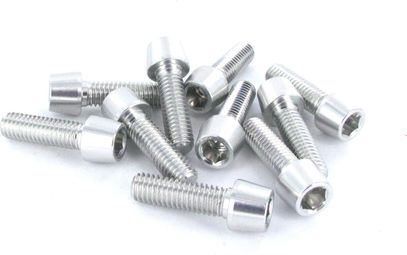 MSC M6x20mm Schrauben 7075 Legierung - Silber X10