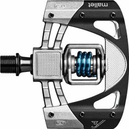 CRANKBROTHERS Paire de Pédales MALLET 3 Noir Argent Bleu