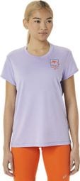 Asics Fujitrail Logo Purple Women's Short Sleeve Jersey