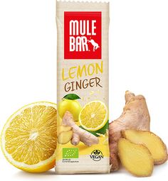 MuleBar Organic & Vegan Energy Bar Lemon Ginger 40 g