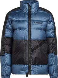 Adidas Terrex Utilitas Down Wonder Steel Jacket Blue / Black