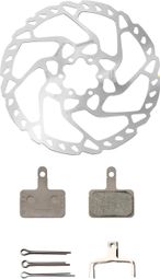 Pack Shimano SLX Bremsscheibe180mm + organische Bremsbeläge BO5S