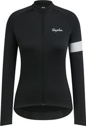 Maillot Manches Longues Rapha Core Noir / Blanc Femme