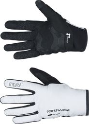 Northwave Fast Pro Gel Light Gray Winter Gloves