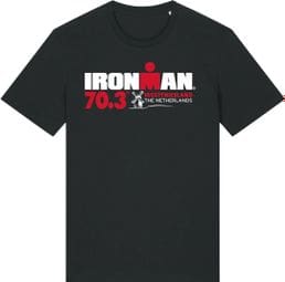 Ironman Korte Mouw T-Shirt 70.3 Westfriesland Zwart Heren