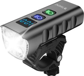 Eclairage velo led 1600 Lumens – Lumiere velo – Lampe avant et powerbank