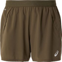 Asics Road Shorts 5in Khaki Men