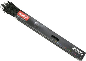 RAYON INOX NOIR 2mm L 262mm AVEC ECROU (BOITE DE 100)