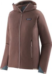 Pile Patagonia R2 TechFace Hoody Donna Marrone L