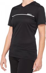100% Ridecamp Women's Short Sleeve Jersey Black / Gray