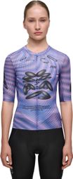 Maap Spectrum Pro Air 3.0 paars damesfietsshirt met korte mouwen