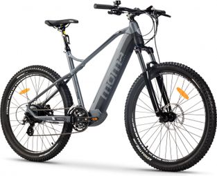 VTT Electrique Semi-Rigide Moma Bikes E-MTB 27.5'' Shimano Altus 8V Gris