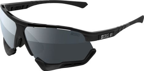 Scicon Sports Aerocomfort SCN PP Regular Lunettes De Soleil De Performance Sportive (Scnpp Multimiror Silver/Luminosité Noire)