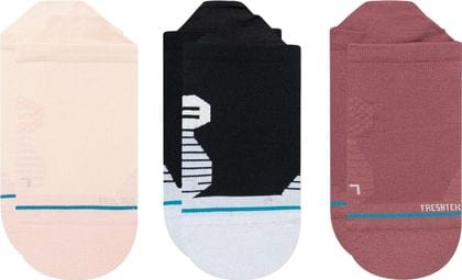 Stance Circuit Socks Pink/Black (Set of 3)