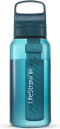 Lifestraw Go 1L Turquoise Filter Bottle