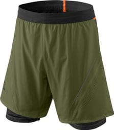 Dynafit Alpine Pro 2-in-1 Shorts Khaki Black Men's