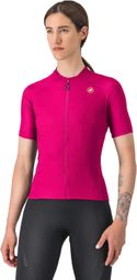 Maillot à Manches Courtes Castelli Libera 2 Femme Rose