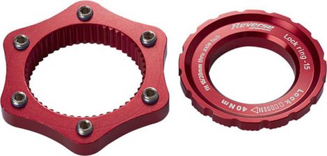 Reverse Center Lock Adapter Red