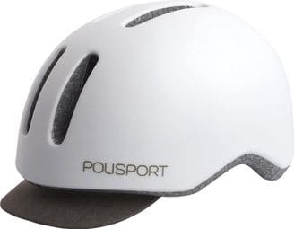 Polisport Casque Vélo Commuter - Blanc/Gris