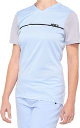 Maillot de manga corta 100% Ridecamp Mujer Azul / Gris