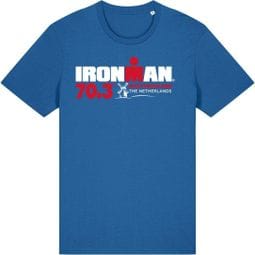 Ironman Korte Mouw T-Shirt 70.3 Westfriesland Koningsblauw Heren