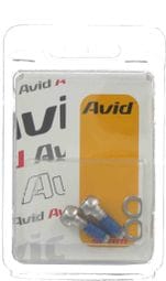 Tornillo de acero AVID para pinza o adaptador de freno de disco (x2)