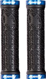 REVERSE Paire de Grips STAMP Noir Bleu