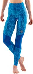 Legging Femme Skins Series-5 Skyscraper Bleu