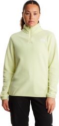 The North Face Glacier 1/4 Zip fleecevest voor dames, groen
